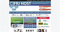 Desktop Screenshot of frjhost.com